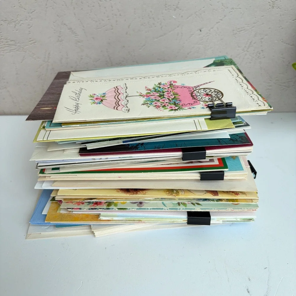 Vintage Greeting Card Lot - Over 75 Cards